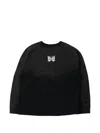 Needles Deconstructed Distressed Sweatshirt In Black