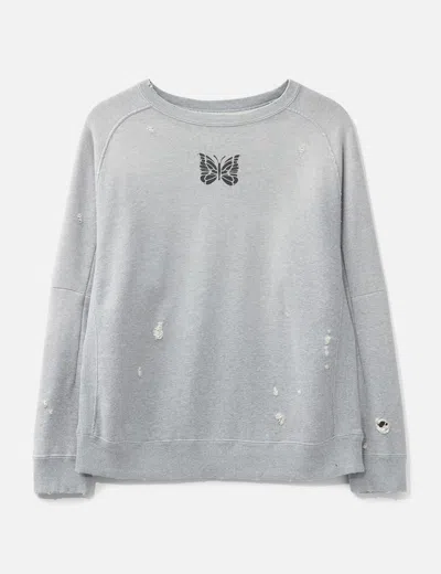 Needles Deconstructed Sweatshirt In Gray