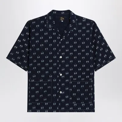 Needles Denim Shirt With Bow Ties In Blue
