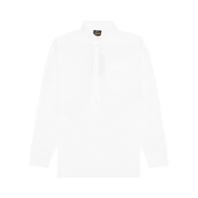 Pre-owned Needles Double Round Collar Edw Shirt 'off White' | Men's Size L