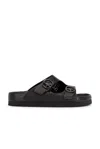 Needles Double Strap Sandals In Black