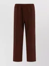 Needles Elastic Waistband Embroidered Detail Side Pockets Trousers