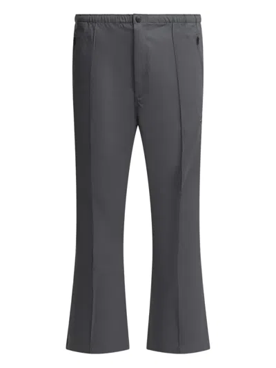 Needles Elasticated-waistband Logo-embroidered Track Pants In Gray
