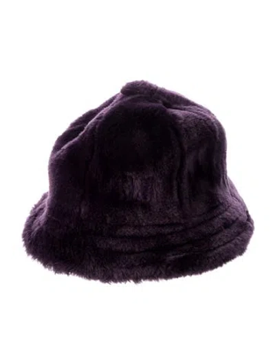 Pre-owned Needles Embroidered Bucket Hat W/tags In Purple