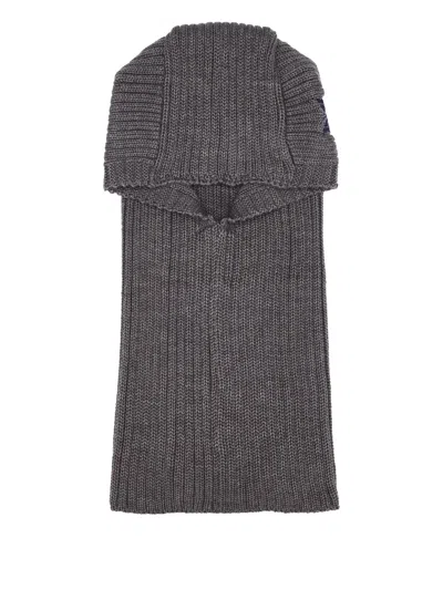Needles Embroidered-butterfly Balaclava In Gray