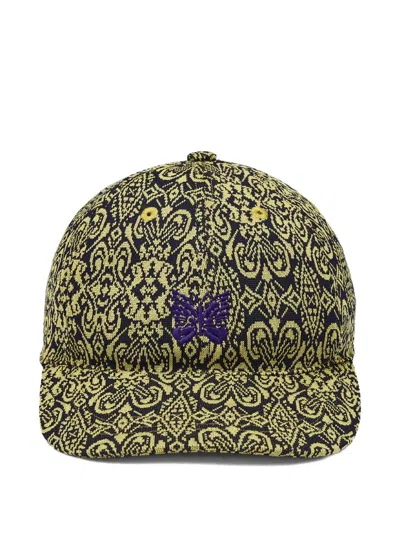 Needles Embroidered-butterfly Baseball Cap In Green