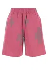 Needles Embroidered Cotton Blend Shorts In Printed