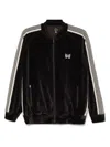 Needles Rib Collar Track Jacket In Grey