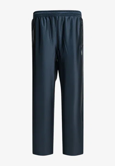 Needles Embroidered Logo Track Pants In Blue