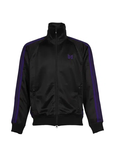 Needles Embroidered Track Jacket In Blue