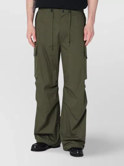 NEEDLES FIELD TROUSERS WITH DRAWSTRING WAIST AND CARGO POCKETS