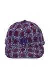Needles Flower-pattern Baseball Cap In Burgundy