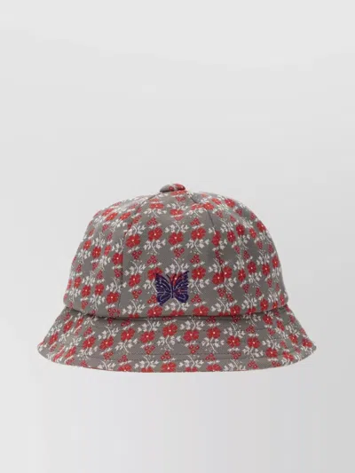 NEEDLES FLOWER PRINT WIDE BRIM HAT