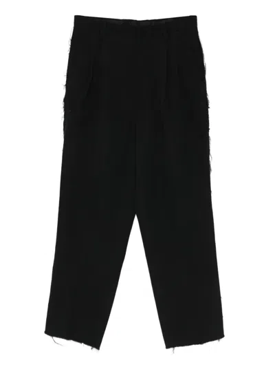 Needles Frayed Trousers In Black