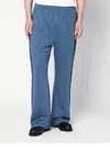 Needles Slate Blue Jogging Pants With Fringes In Blue