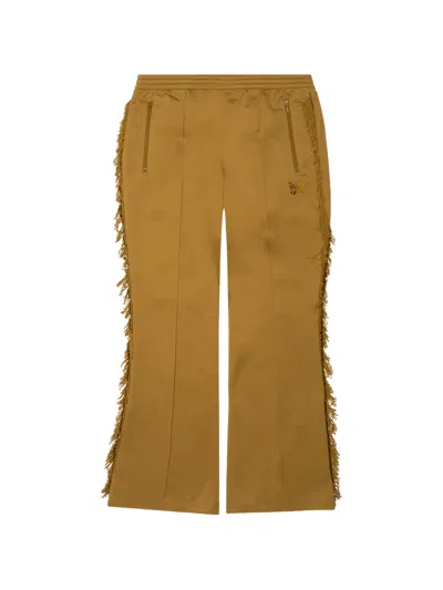 Needles Fringed Track Pants In Brown