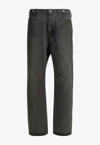 Needles Frisco Straight-leg Jeans In Black