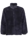 Needles Zip-up Teddy Jacket In Blue