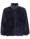 Needles Zip-up Teddy Jacket In Purple