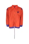 Needles Logo-patch Jacket In Orange