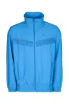 Needles Blue Logo-embroidered Sweatshirt In Blue