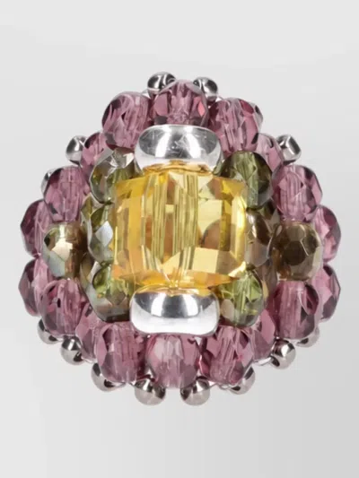 Needles Glass Ring In Multi