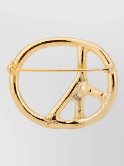 Needles Gold-plated Silver Brooch