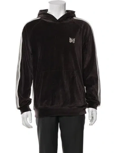 Pre-owned Needles Graphic Print Crew Neck Pullover In Green