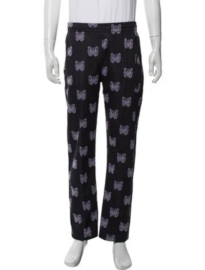 Pre-owned Needles Graphic Print Pants In Multicolor