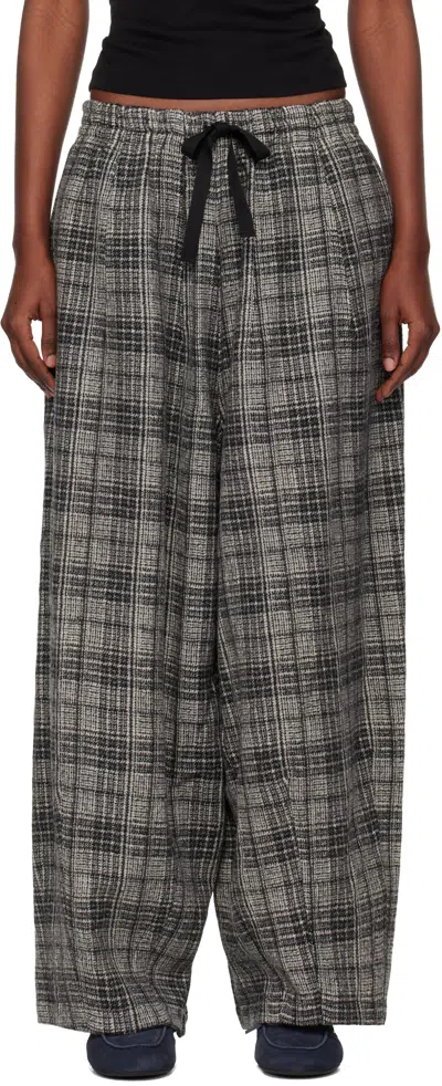 Needles Gray H.d. Trousers In Multi
