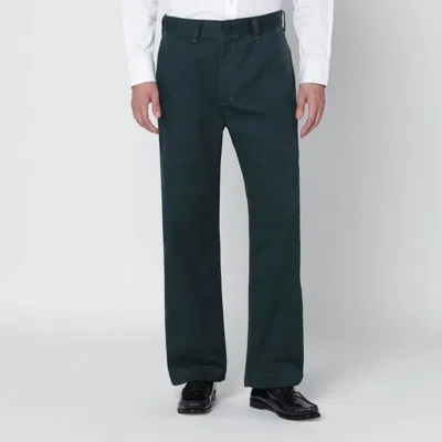 Needles Green Cottonblend Trousers