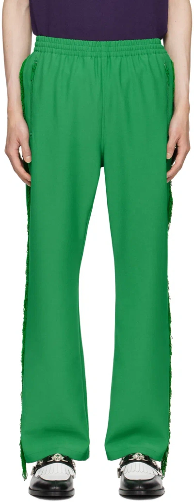Needles Green Fringe Track Pants In B-green