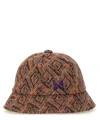 Needles Hat Geometric Pattern Stitched Detailing In Orange