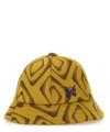 Needles Abstract-print Bucket Hat In Yellow