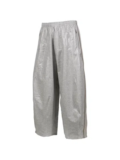 Needles H.d. Butterfly-embroidered Track Pants In Gray
