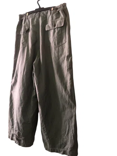 Pre-owned Needles H.d Fatigue Olive Green