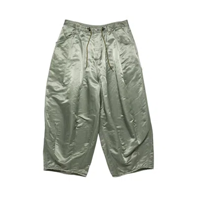 Pre-owned Needles H.d. Sateen Painter Pant 'olive' | Green | Men's Size Xl