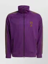 Needles Zip Sweatshirt With Striped Sleeves And Side Pockets