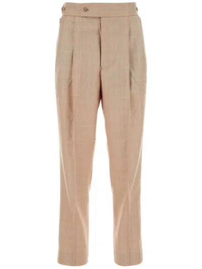 NEEDLES HIGH-WAISTED TAPERED TROUSERS