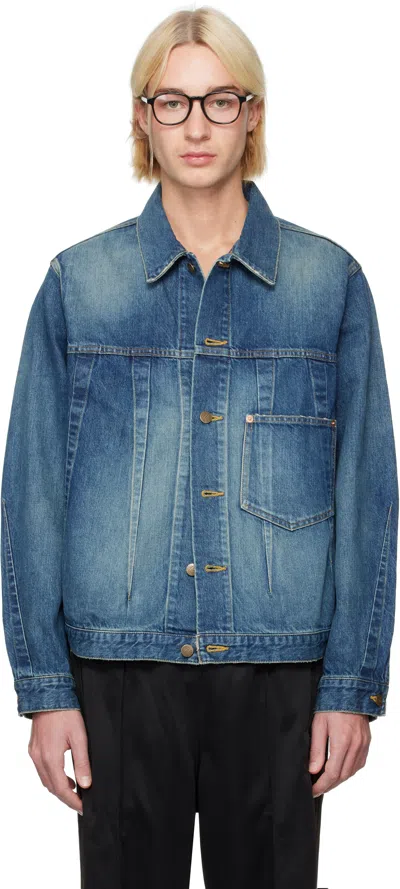 Needles Indigo Darts Jean Denim Jacket