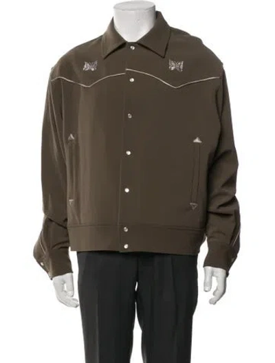 Pre-owned Needles Jacket In Green
