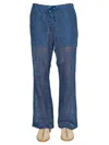 Needles Knit Trousers In Blue