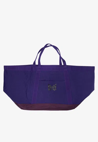Needles Large Tool Tote Bag In Purple