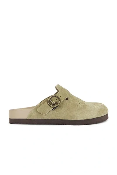 Needles Leather Clog Sandal In Taupe