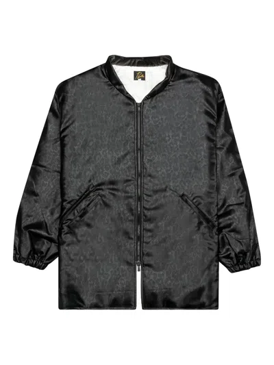 Needles Leopard-print Jacket In Black