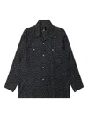 Needles Leopard-print Shirt In Gray