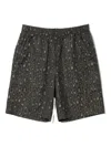 Needles Leopard-print Track Shorts In Green