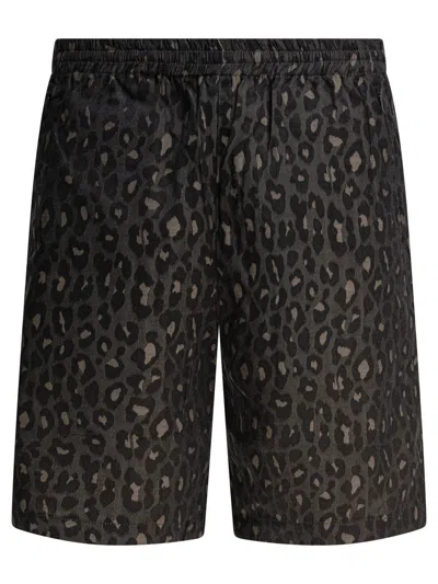 NEEDLES NEEDLES LEOPARD SHORTS