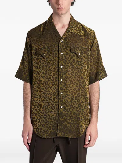 Needles Leopard-print Shirt In Animal Print
