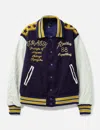 Needles Lettered Jacket In Blue